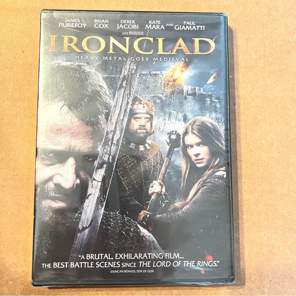 NEW SEALED DVD Ironclad -‎ James Purefoy Brian Cox Derek Jacobi Kate Mara Movie